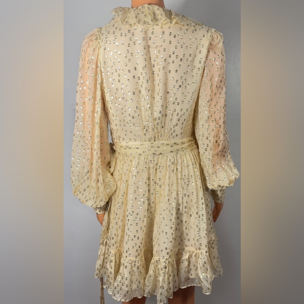 Zimmermann Cream Long Sleeve Dress - Picture 3 of 16